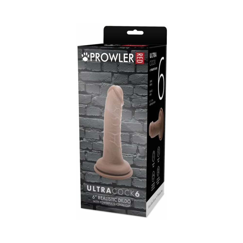 Prowler RED Ultra Cock 6 in. Realistic Dildo Caramel-0