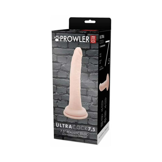 Prowler RED Ultra Cock 7.5 in. Realistic Dildo Vanilla-0
