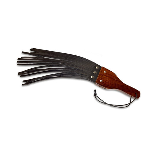 Prowler RED Leather and Wood Fringe Paddle-0